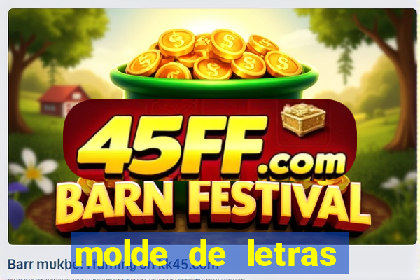molde de letras feliz natal para imprimir